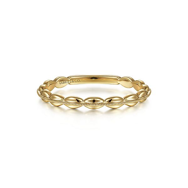 Gabriel & Co. Yellow Gold Band Meigs Jewelry Tahlequah, OK
