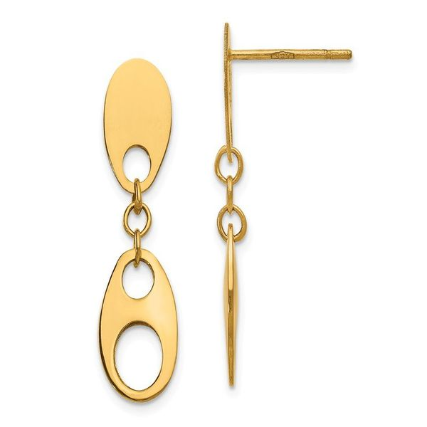 14KT Yellow Gold Dangle Earrings Meigs Jewelry Tahlequah, OK