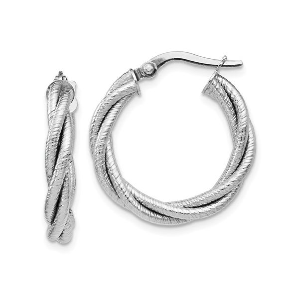 14KT Triple Twist Hoop Earrings Meigs Jewelry Tahlequah, OK