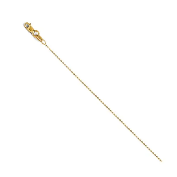 Leslies 14K Yellow Gold 16" Round Anchor Chain Meigs Jewelry Tahlequah, OK