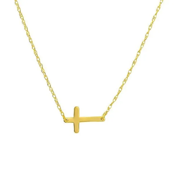 14K Yellow Gold Cross Necklace Meigs Jewelry Tahlequah, OK