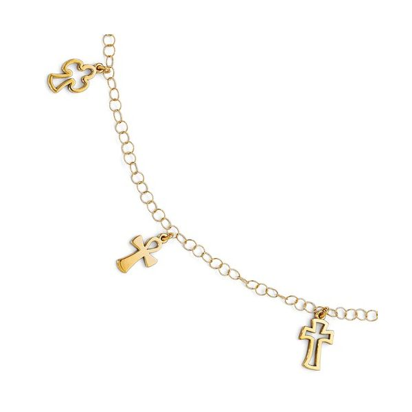 Cross Charm Braclet Meigs Jewelry Tahlequah, OK