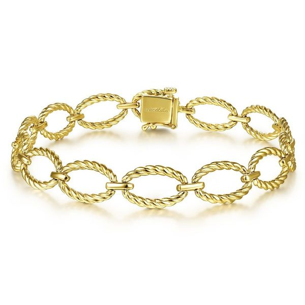 Yellow Gold Bujukan Link Bracelet Meigs Jewelry Tahlequah, OK