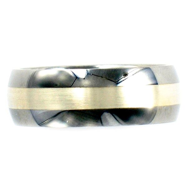 Two-Tone Band Ring Meigs Jewelry Tahlequah, OK