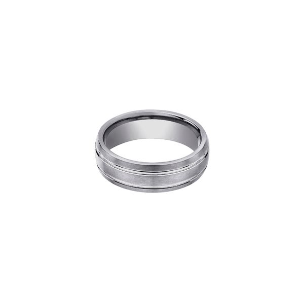Tungsten Men's Design Polished Band Meigs Jewelry Tahlequah, OK