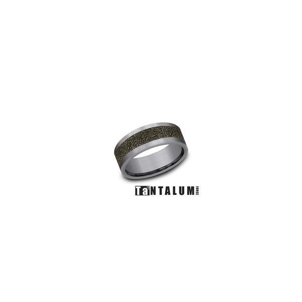 TANT BRONZE 8MM SCRATCH PAD CTR BAND SZ10 Meigs Jewelry Tahlequah, OK
