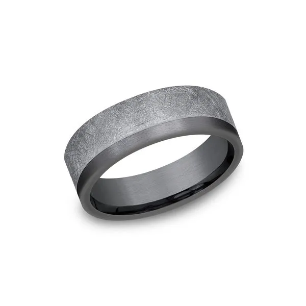 Tantalum and 14KW Swirl Center Band Meigs Jewelry Tahlequah, OK