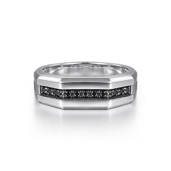 Gabriel & Co. Sterling Silver Black Spinel RIng Meigs Jewelry Tahlequah, OK