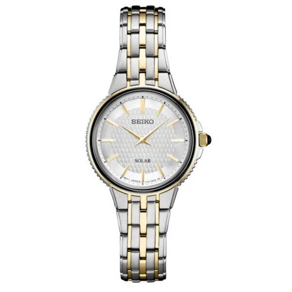 Ladies Two Tone Solar Seiko Watch Meigs Jewelry Tahlequah, OK