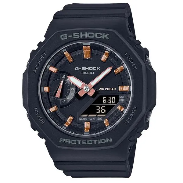 G-Shock Navy & Rose Gold Watch Meigs Jewelry Tahlequah, OK