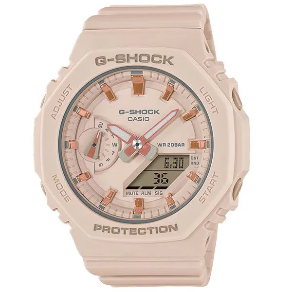 G-Shock Pink & Rose Gold Watch Meigs Jewelry Tahlequah, OK