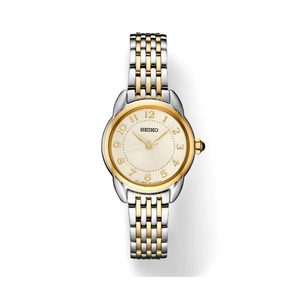Seiko Two Tone Ivory Dial Watch Meigs Jewelry Tahlequah, OK