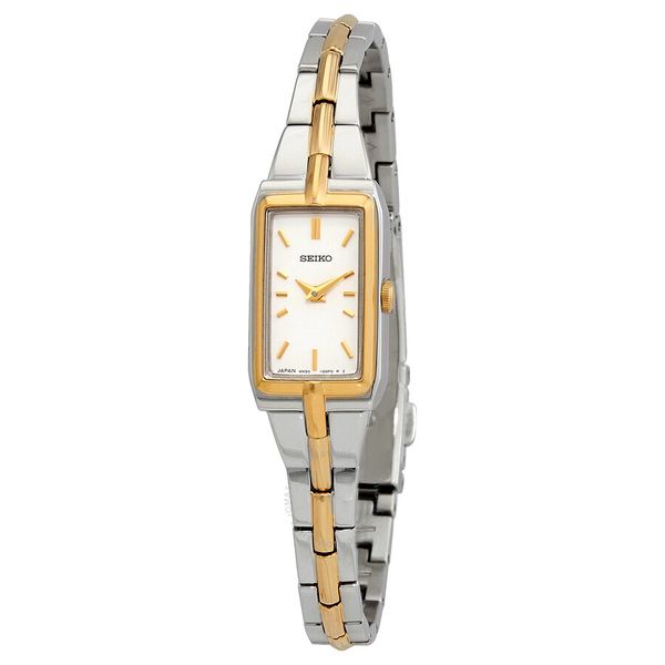Seiko Two Tone Rectangle Dial Watch Meigs Jewelry Tahlequah, OK