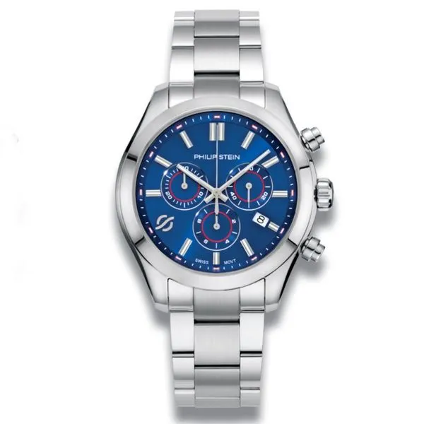 Philip Stein Stainless Steel Chronograph Mens Watch Meigs Jewelry Tahlequah, OK