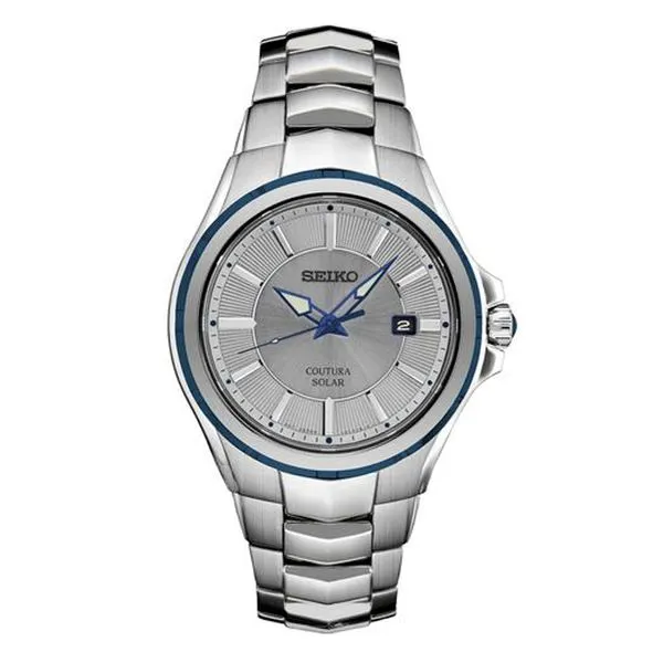 Stainless Steel Coutura Gray Dial Solar Watch Meigs Jewelry Tahlequah, OK
