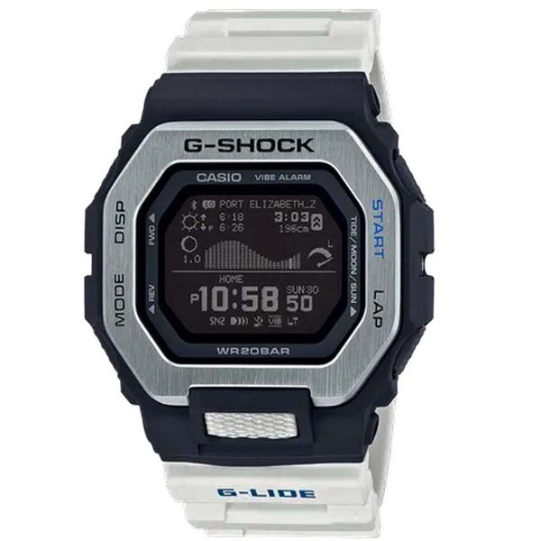 G-Shock Black & White Bluetooth Watch Meigs Jewelry Tahlequah, OK