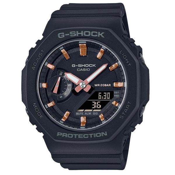G-Shock Navy & Rose Gold Watch Meigs Jewelry Tahlequah, OK