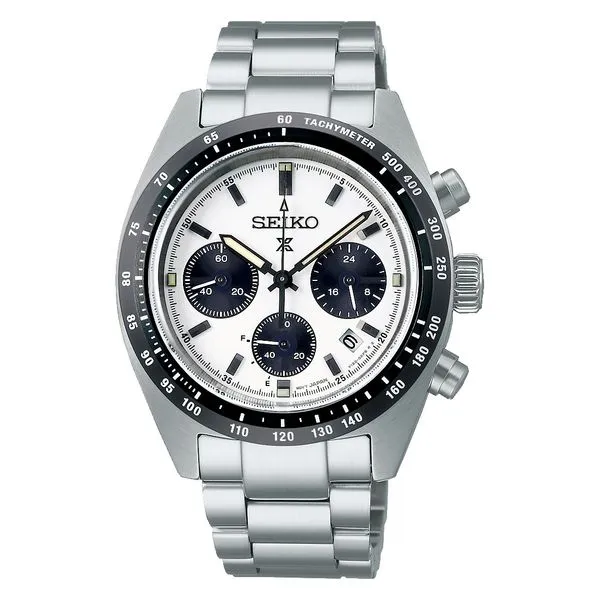 Seiko Black & White Solar Watch Meigs Jewelry Tahlequah, OK