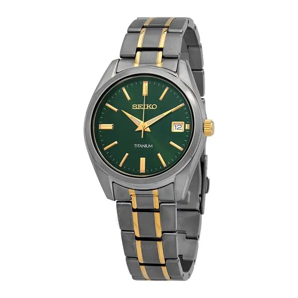 Mens Titanium Seiko Watch Meigs Jewelry Tahlequah, OK