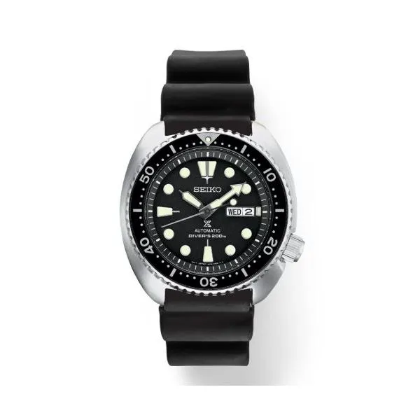 Seiko Black Silicone Automatic Watch Meigs Jewelry Tahlequah, OK