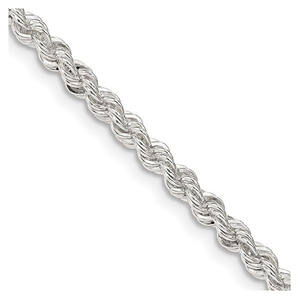 Sterling Silver 3mm Solid Rope Chain Meigs Jewelry Tahlequah, OK
