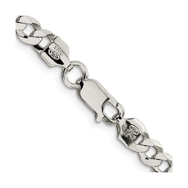 SS 24" 5.75MM CLOSE LINK FLAT CURB CHAIN Image 2 Meigs Jewelry Tahlequah, OK