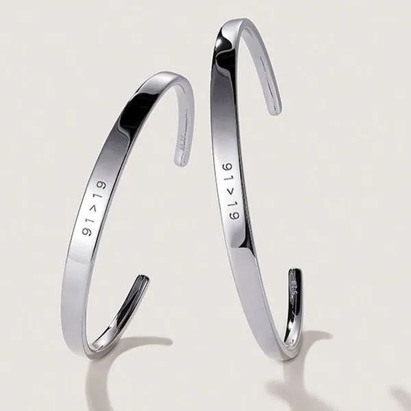 Sterling Silver 91>19 Engraved Bracelet Meigs Jewelry Tahlequah, OK