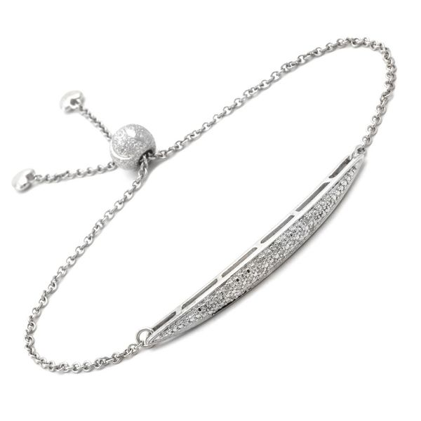 Sterling Silver Adjustable Diamond Bracelet Meigs Jewelry Tahlequah, OK