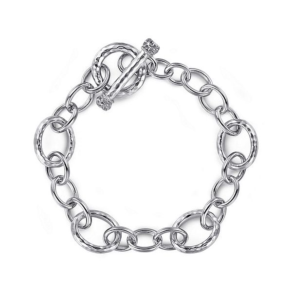 Gabriel Men's Sterling Silver Heavy Chain Bracelet