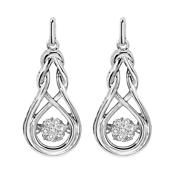 SS Rhythm Of Love Diamond Earrings Meigs Jewelry Tahlequah, OK
