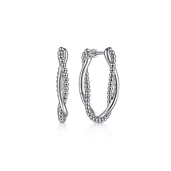 Gabriel & Co. Sterling Silver Hoop Earrings Meigs Jewelry Tahlequah, OK