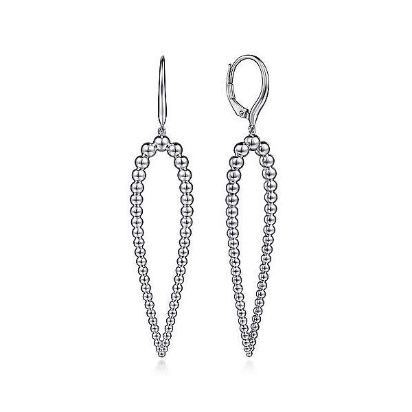 Gabriel & Co. Sterling Silver Beaded Drop Earrings Meigs Jewelry Tahlequah, OK