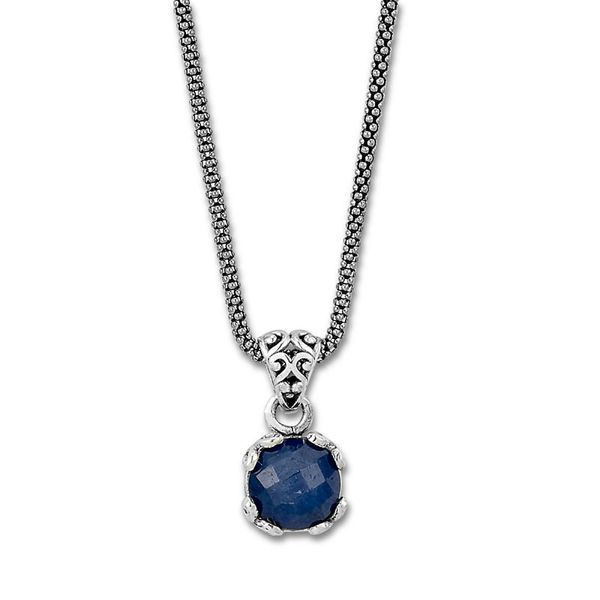 Sterling Silver Sapphire Necklace Meigs Jewelry Tahlequah, OK