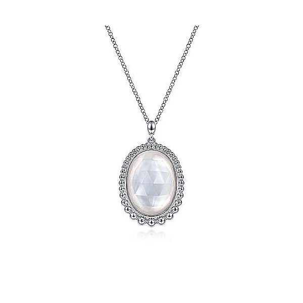 Gabriel & Co. Rock Crystal & MOP Necklace Meigs Jewelry Tahlequah, OK