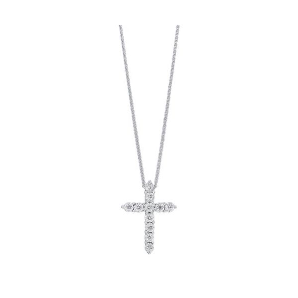 Sterling Silver Diamond Cross Necklace Meigs Jewelry Tahlequah, OK