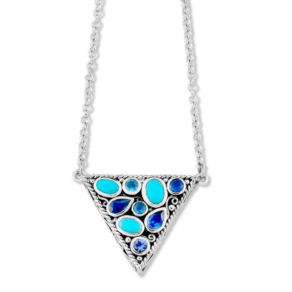 Samuel B Blue Stone Necklace Meigs Jewelry Tahlequah, OK