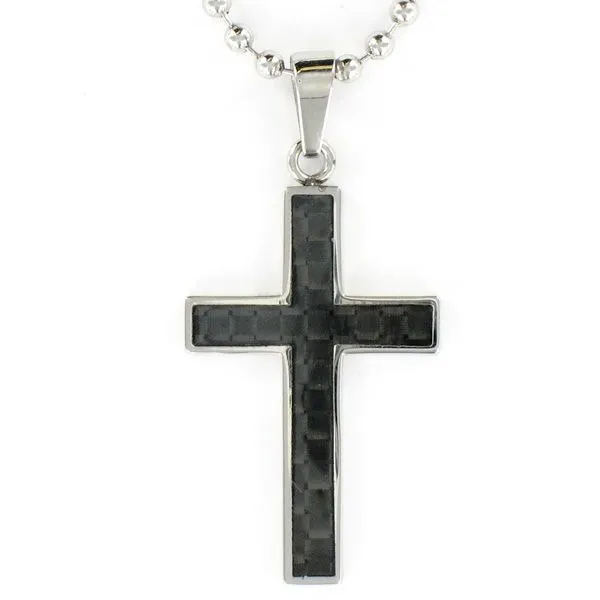 Stainless Steel Cross Necklace Meigs Jewelry Tahlequah, OK