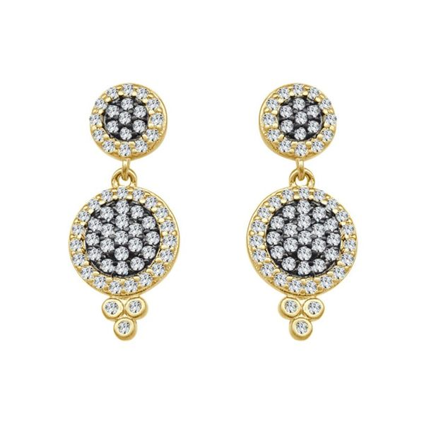 Freida Rothman Double Disc Earrings Meigs Jewelry Tahlequah, OK