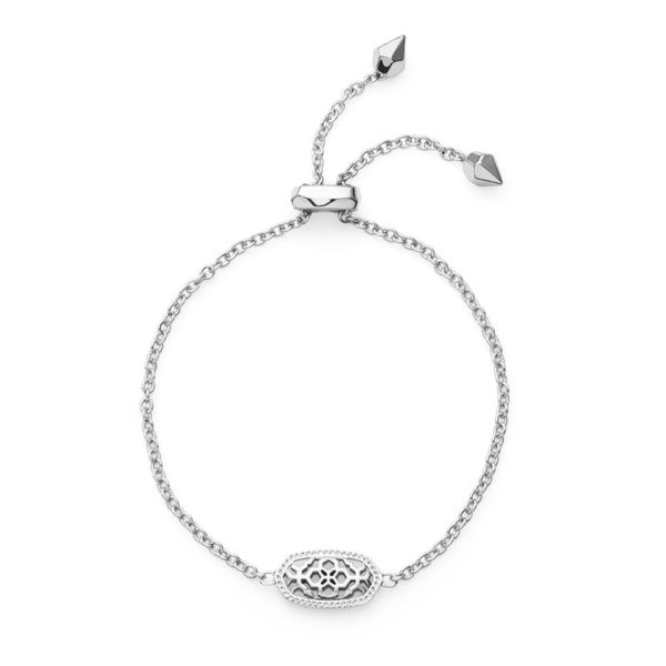 Kendra Scott Elaina Silver Adjustable Chain Bracelet In Silver Filigree Mix Meigs Jewelry Tahlequah, OK