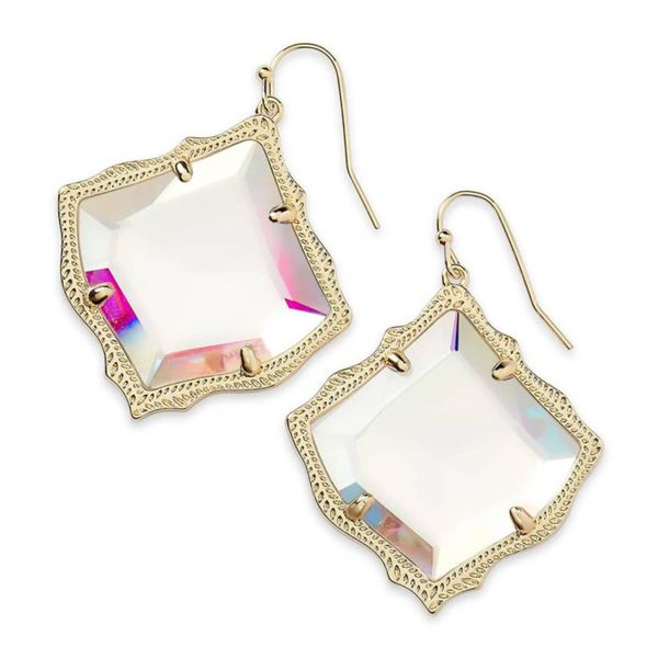 Kendra Scott Rose Kirsten Dichroic Glass Earrings Meigs Jewelry Tahlequah, OK