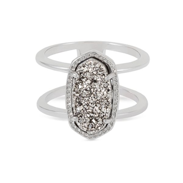 Kendra Scott Elyse Ring In Silver Meigs Jewelry Tahlequah, OK