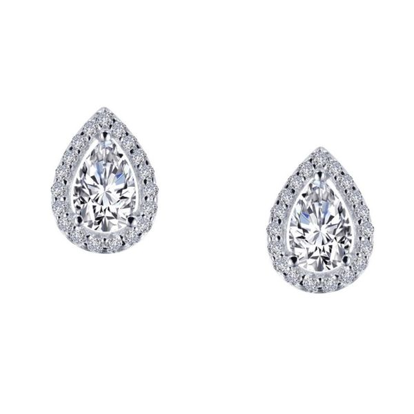 Lafonn Pear Stud Earrings Meigs Jewelry Tahlequah, OK