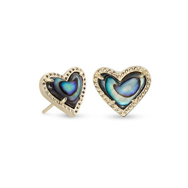 Kendra Scott Ari Heart Stud Earrings Meigs Jewelry Tahlequah, OK