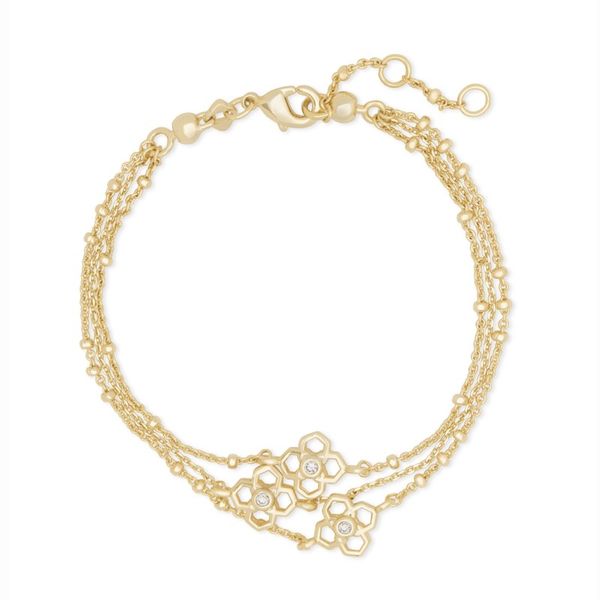 Kendra Scott Gold Rue Multi Strand Bracelet Meigs Jewelry Tahlequah, OK