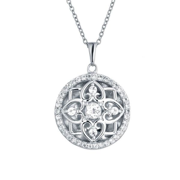 Sterling Silver Round Elsie Locket Necklace Meigs Jewelry Tahlequah, OK