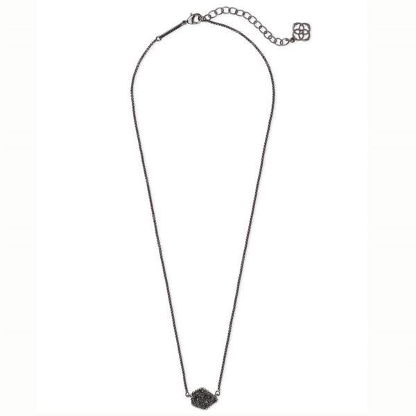 Kendra Scott Gunmetal Black Drusy Tess Necklace Image 2 Meigs Jewelry Tahlequah, OK