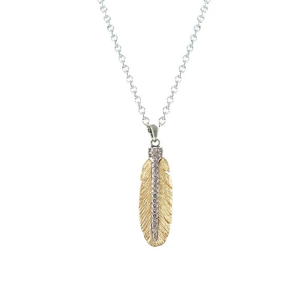 TAT2 Mini Feather Necklace Meigs Jewelry Tahlequah, OK