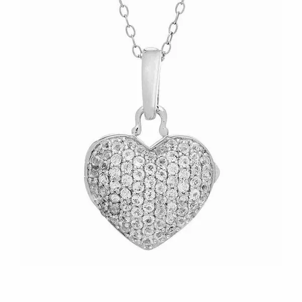 Sterling Silver Heart Locket Necklace Meigs Jewelry Tahlequah, OK