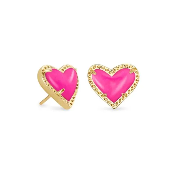 Kendra Scott Ari Heart Stud Earrings Meigs Jewelry Tahlequah, OK