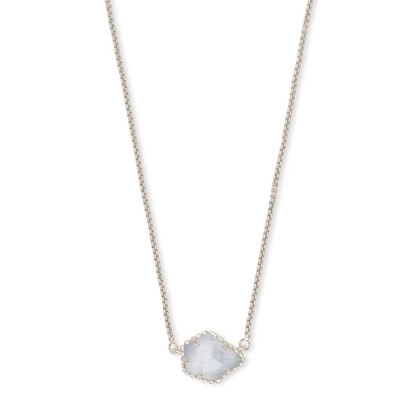 Kendra Scott Rhodium Slate Tess Necklace Meigs Jewelry Tahlequah, OK